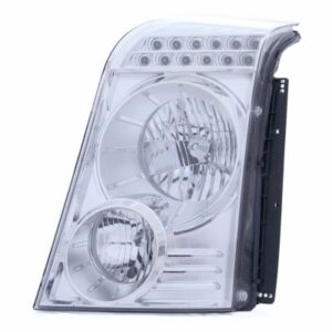 Lumax Head Light suitable for Traveller Without Motor Silver Bezel Left
