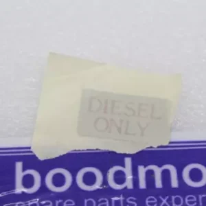 EMBLEM, FUEL CAUTION