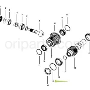 INPUT BEARING SHIM 0.0762