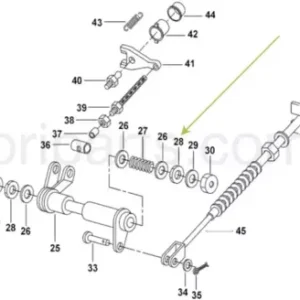 FELT PAD CLUTCH CONTROL TUBE