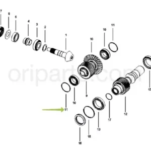 SHIM COUNTER SHAFT BEARING 0.0762 ||/-0.025