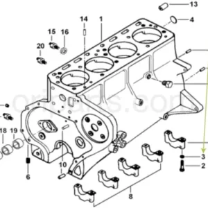WASHER CRANKSHAFT BRG CAP BOLT