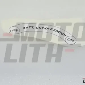 STICKER BAT CUT OFF SW