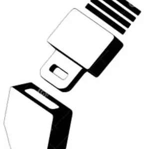 BUCKLE ASSY-RR S/BELT,CTR