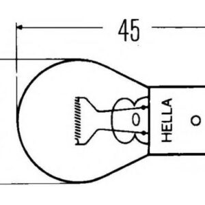 P21W Halogen Bulb 12V 21W (Single Bulb)