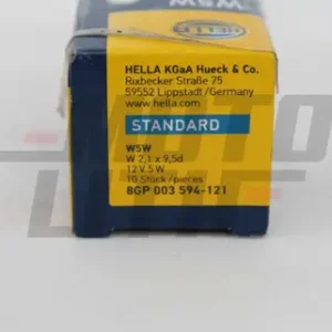 Bulb, 12V 5W (Single Bulb)
