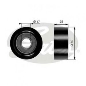 Deflection/Guide Pulley, v-ribbed belt