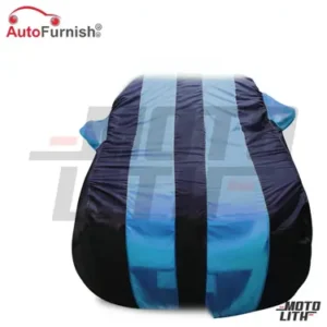 Stylish Aqua Stripe Car Body Cover