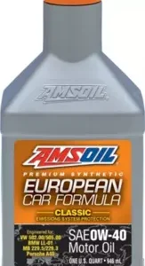 Synthetic 0W-40 C-ESP Euro Oil (946ml)