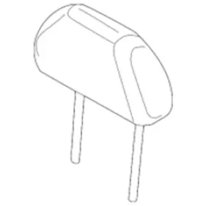REAR CENTER HEAD REST ASSY