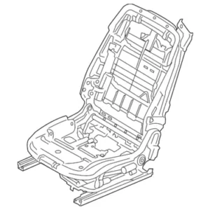 FRAME ASSY-FR SEAT BACK LH