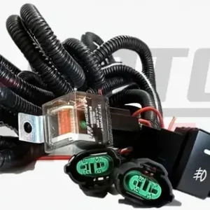 H8 Fog Lamp Wiring Harness with 12V/40A Relay