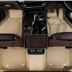 7D Car Floor Mats - Beige
