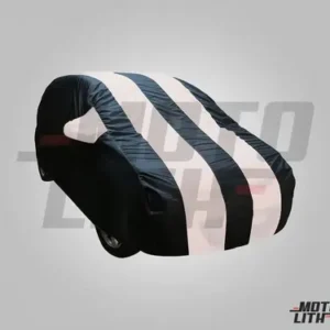 Stylish White Stripe Car Body Cover